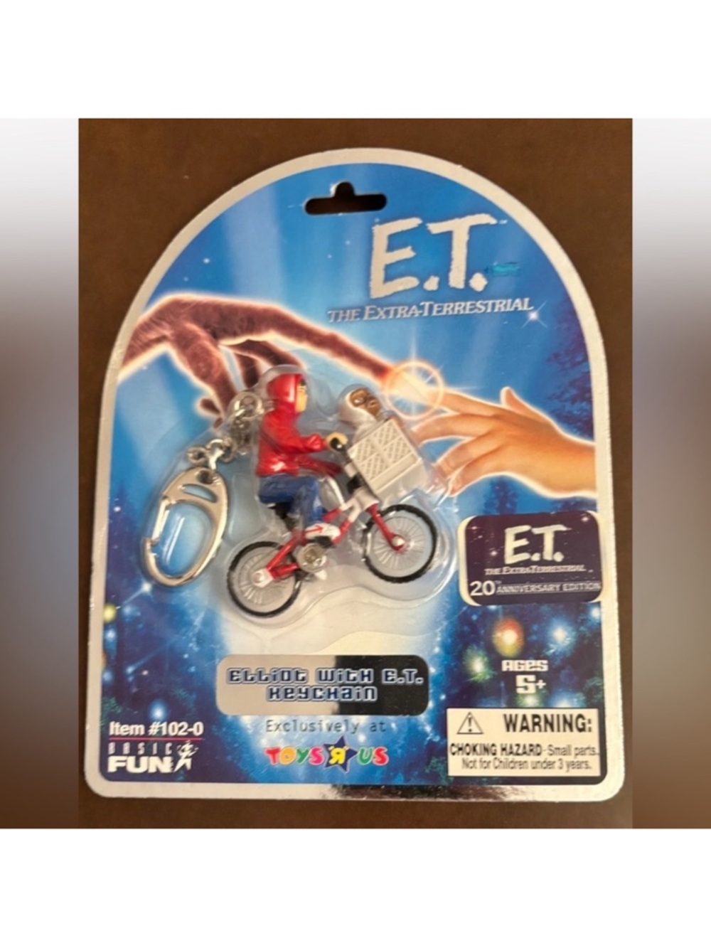 E.T. the Extra-Terrestrial Movie 2002 Toys R Us 20th Anniversary Toy Keychain